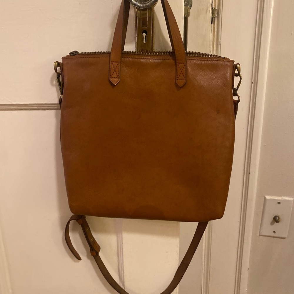 Madewell Zip Top Transport Tote Medium